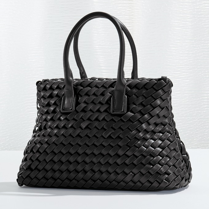 Woven Satchel, , large