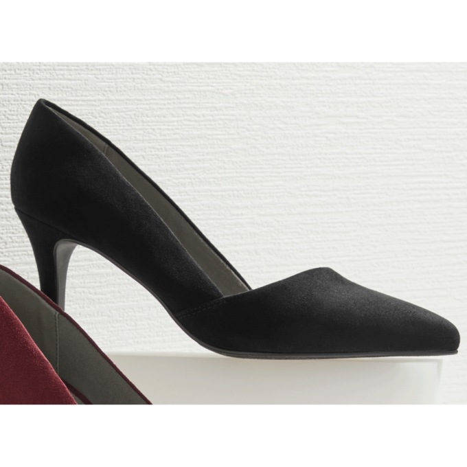 Faux-Suede Pump, , large