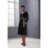 Raewyn Velvet Satin Belted Dress, , large