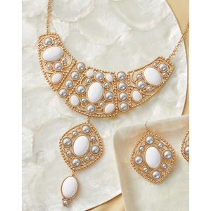 Open-Frame Oval Necklace, , large