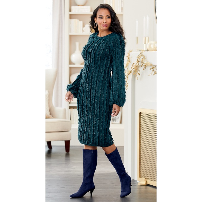 Colleen Cozy Sweater Dress, , large