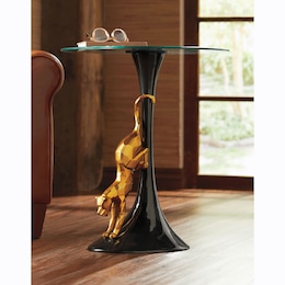 Leopard Accent Table, , large