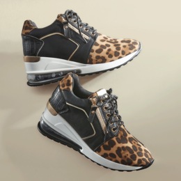 Ninety Union Ultra Leopard Wedge Shoe, , large