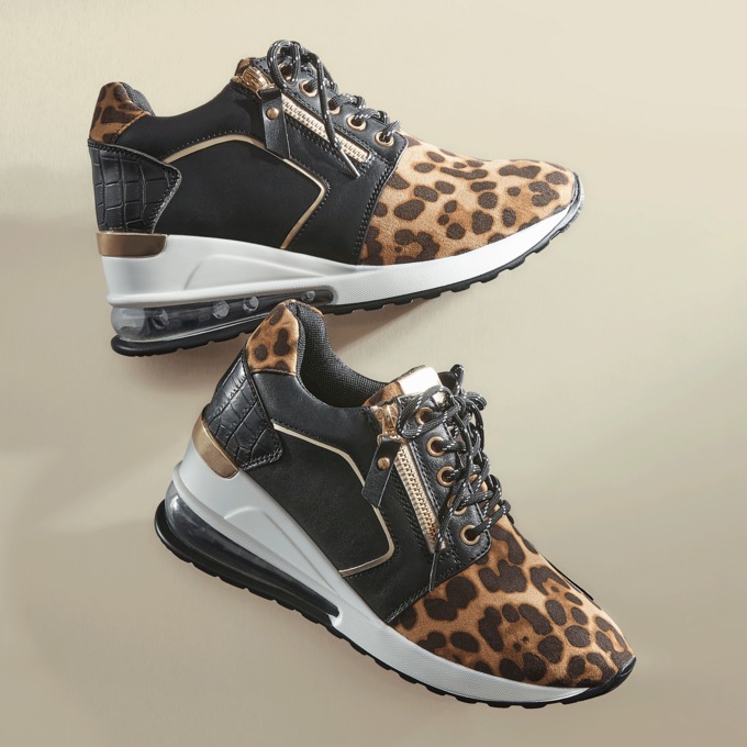 Ninety Union Ultra Leopard Wedge Shoe