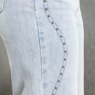 Zuri Studded and Embroidered Stretch-Denim Wide-Leg Jean, , large