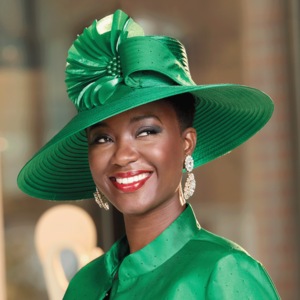 Toielle Hat, Emerald Green, large