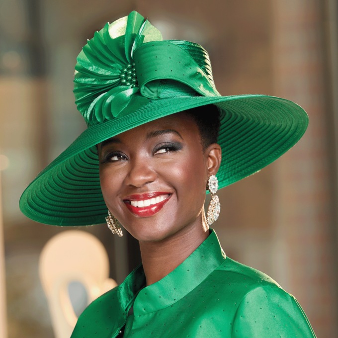 Toielle Hat, Emerald Green, large