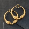 Sister Love Ram Rams Extra-Large Hoops, , large