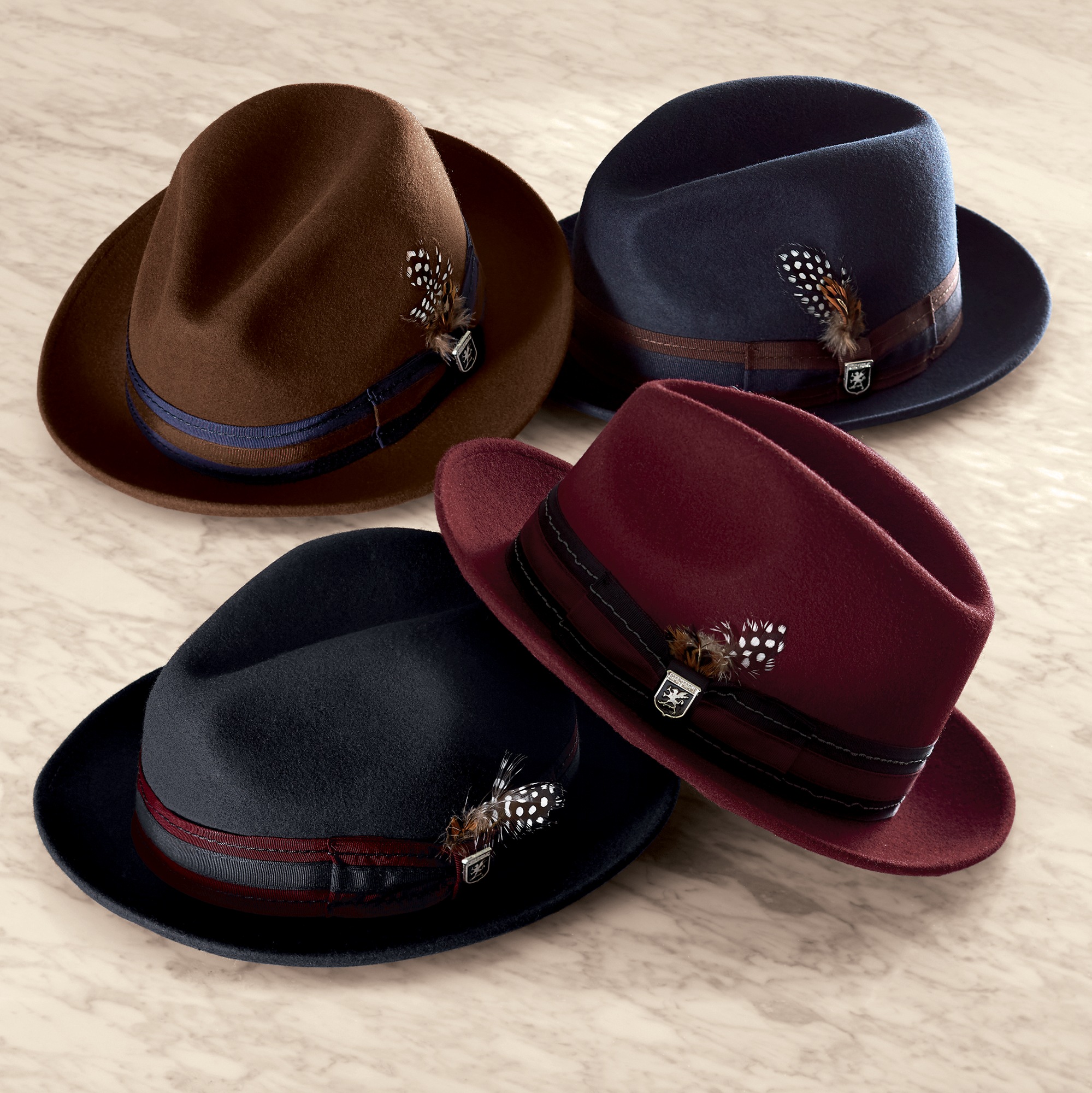 Stacy adams fedora hats