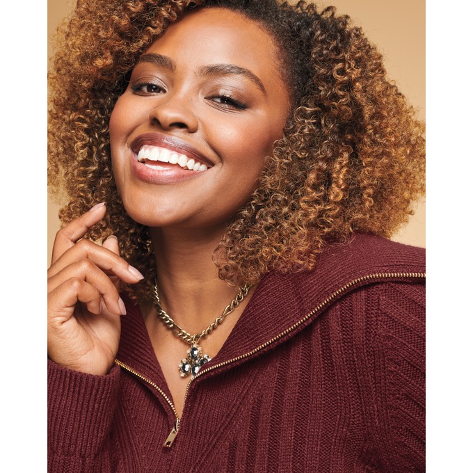 Nikki 1/4-Zip Sweater, , large