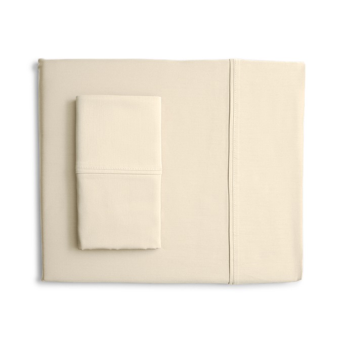 Bed Tite 300-Thread Count Cotton Sheet Set, Ivory, large