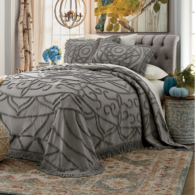 Buy Ruffle Trim 3 Piece Duvet Cover Set Online at Kotton Culture USA