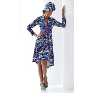 Neesha High-Low Shirt Dress, , large