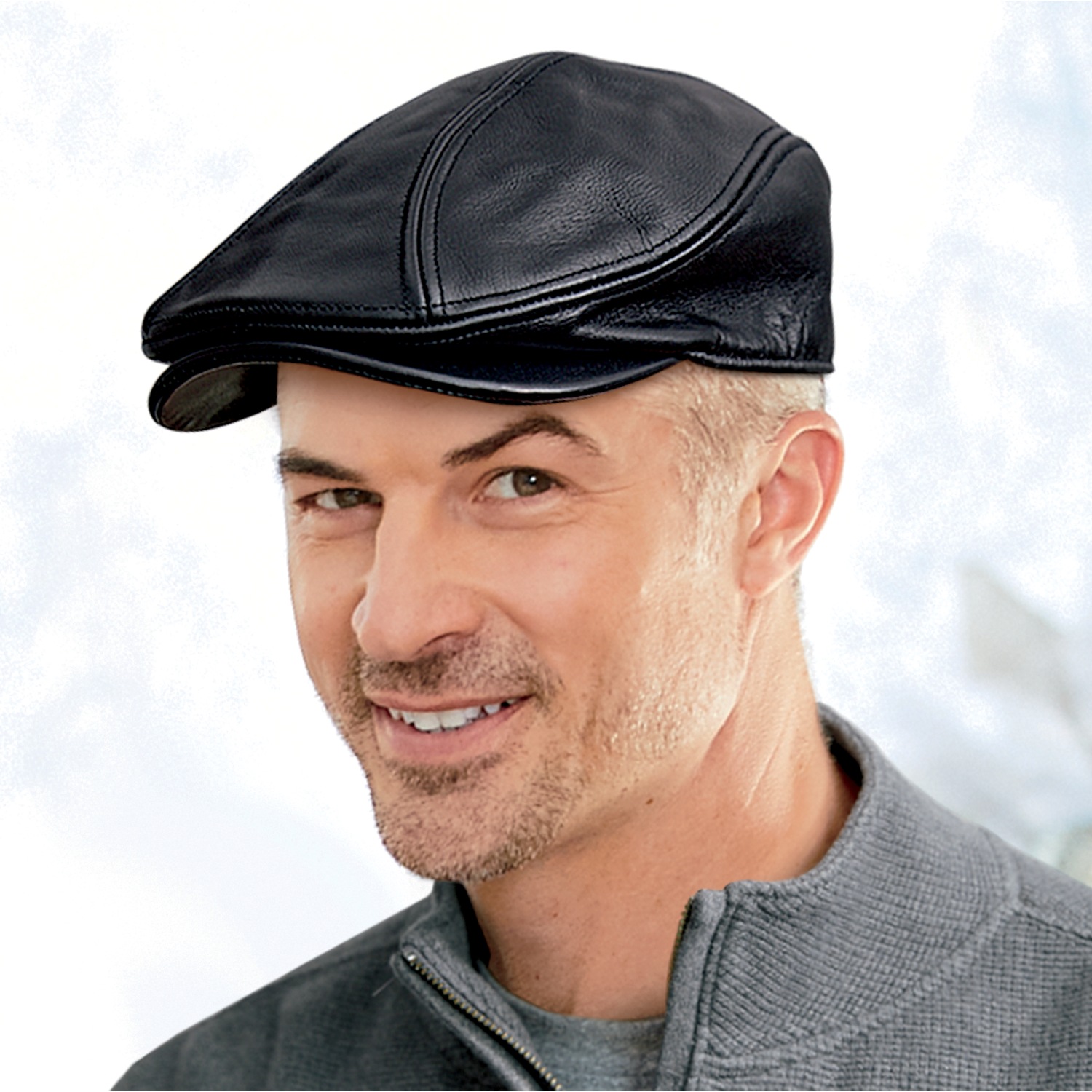 Leather Driving Cap ASHRO