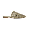 Woven Mule, Gold, large