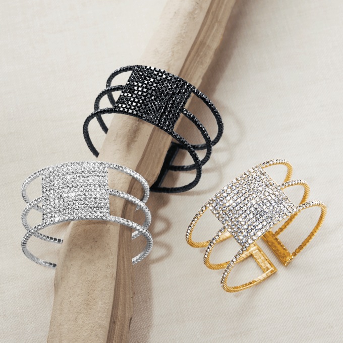 Crystal Pav&eacute; Cuff, , large