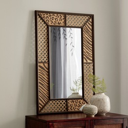 Animal Print Wall Mirror, , large