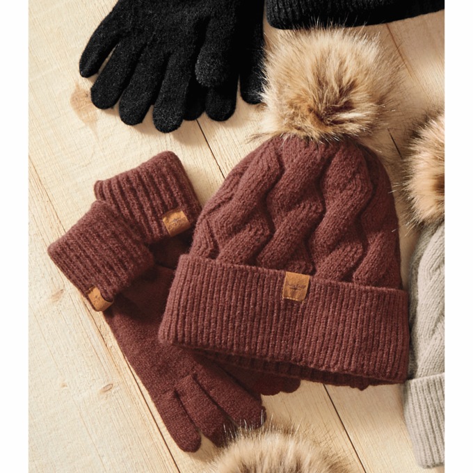 Britt's Knits Mainstay Hat and Tech Glove Set, , large