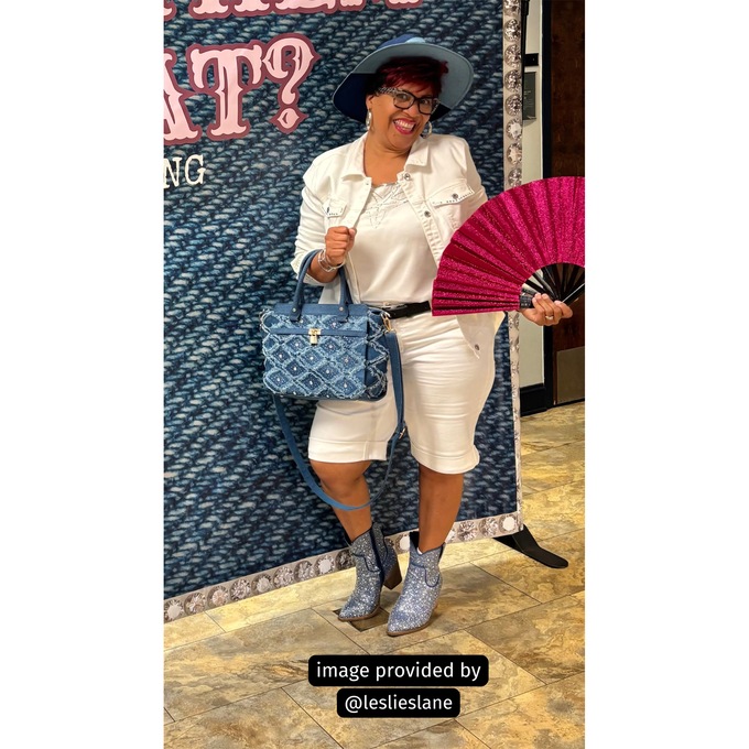 Patchwork Denim Hat, Denim Multi, large