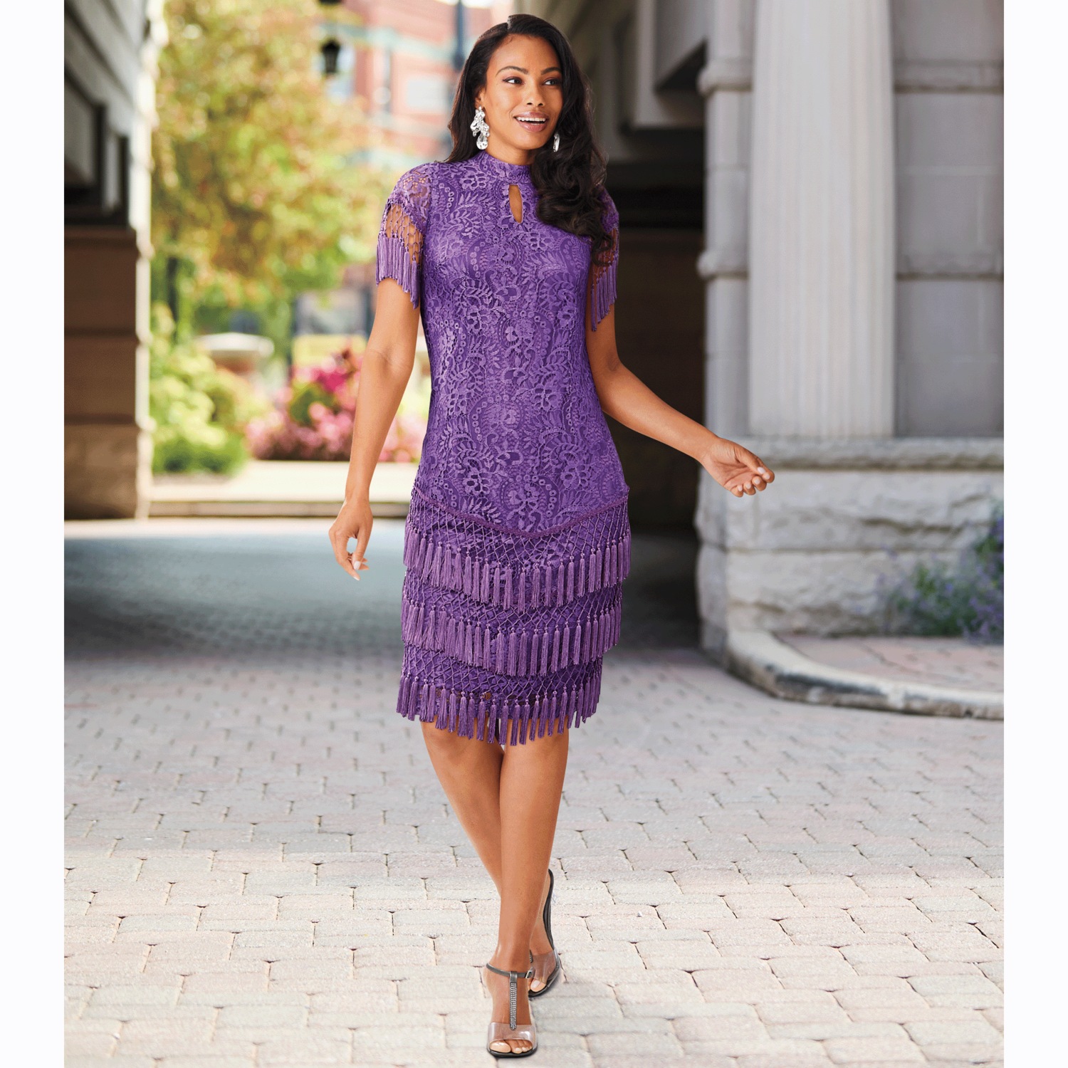 Meagan Tassel Fringe Dress ASHRO