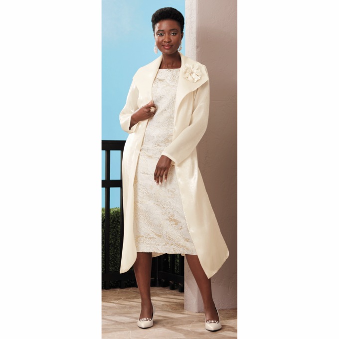 Omaye Organza Jacket Dress, , large