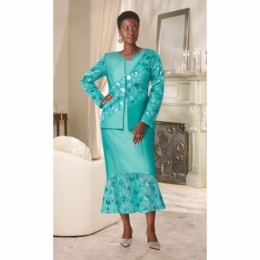 Dot Sequin Jacket Dress, , large