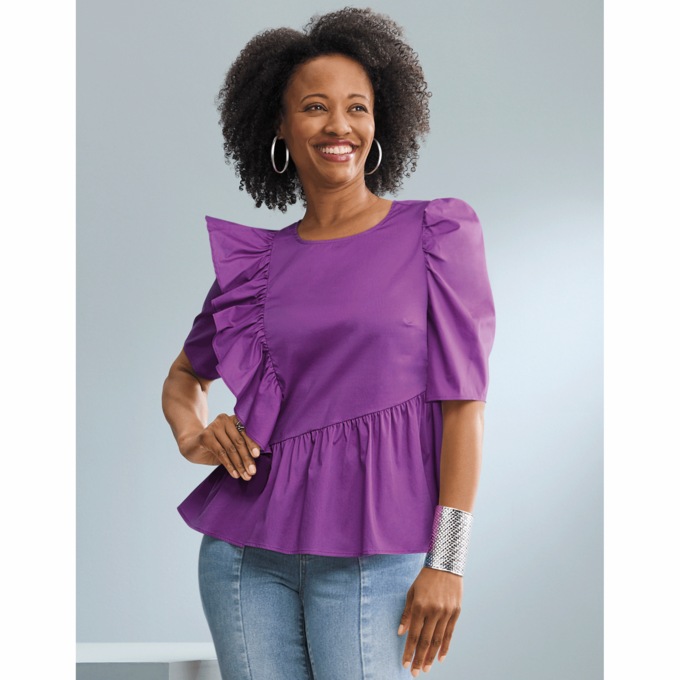 Kara Ruffle Blouse, , large