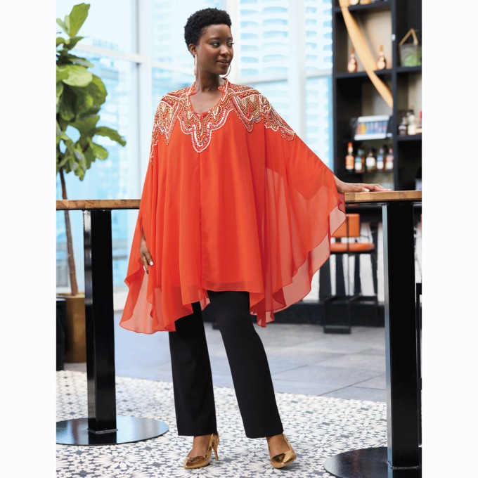 Shawna Open-Front Caftan, , large