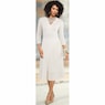Effie A-Line Sweater Dress with Pleats, , large