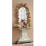 Arched White Framed Mirror, , large