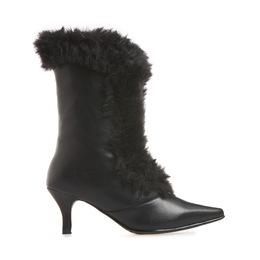 Faux Fur Trim Boot, , large