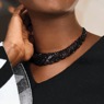 Crystal Rows Collar Necklace & Earring Set, , large