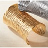 Extra-Wide Embossed Cuff, , large