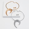 Curve-Drop Necklace & Earring Set, , large