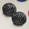 Pave Crystal Dome Earrings, , large