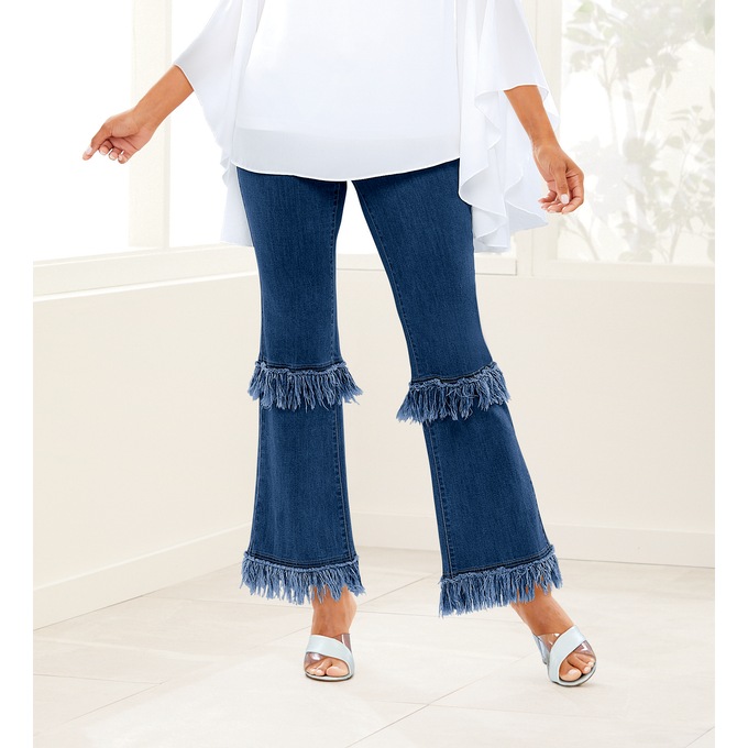 Frida Fringe Jean, , large
