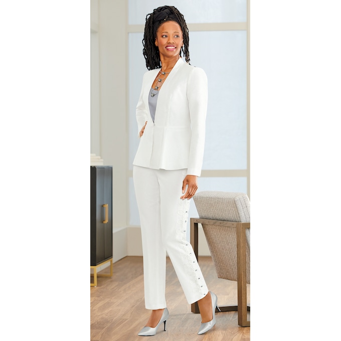 Joyce Linen Pant, , large