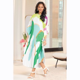 Camberyn Pleated Maxi Dress, , large