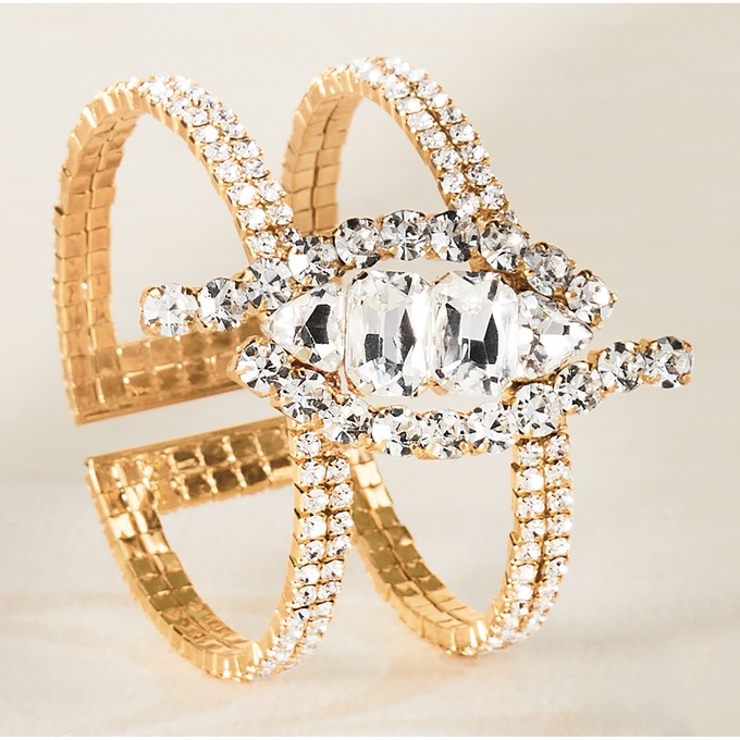 Crystal Deco Cuff, , large