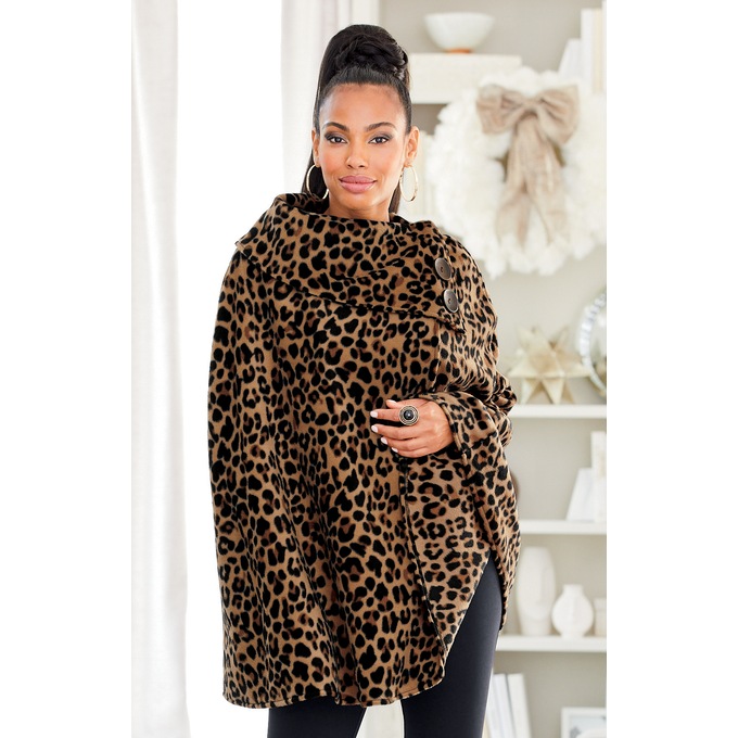 Button-Collared Cape, , large