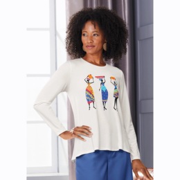 African Women Tee, , large