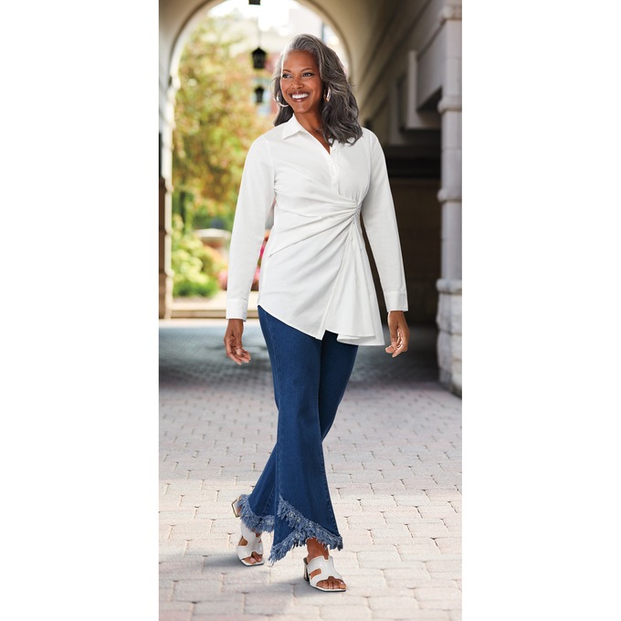 Frances Fringe Jean, , large