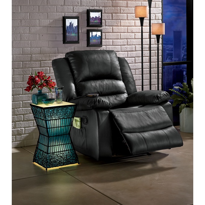 Zain lighted rattan online coffee table