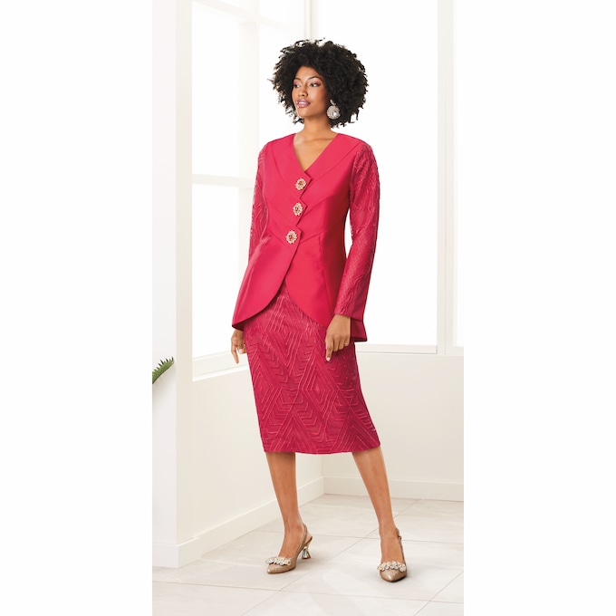 Grayce Skirt Suit, , large
