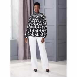 Jackie Houndstooth Pant Set, , large