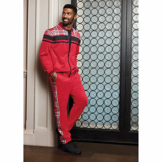 Stacy Adams Plaid Trim Active Set, , large