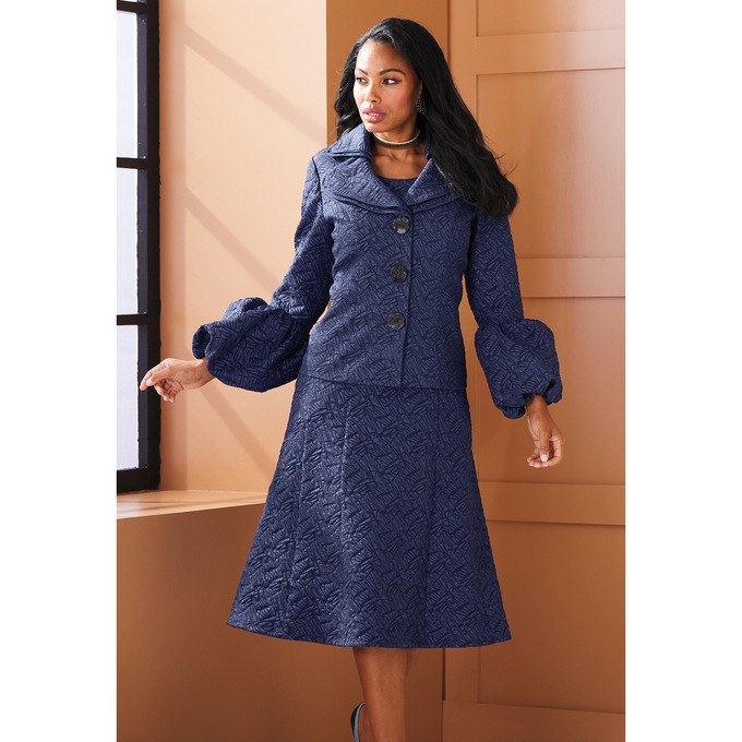 Jahanna Textured Jacket Dress, , large