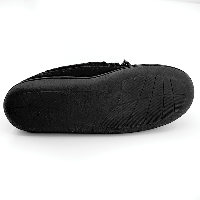Women's Genuine Suede Moccasin with Faux-Fur Lining, , large