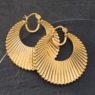 Sister Love Sun Goddess Large Hoops, , large
