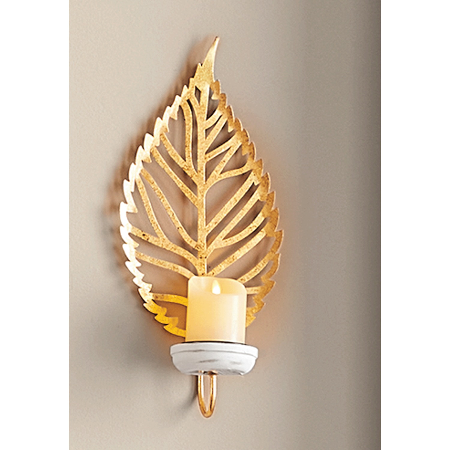 Leaf shop wall sconce